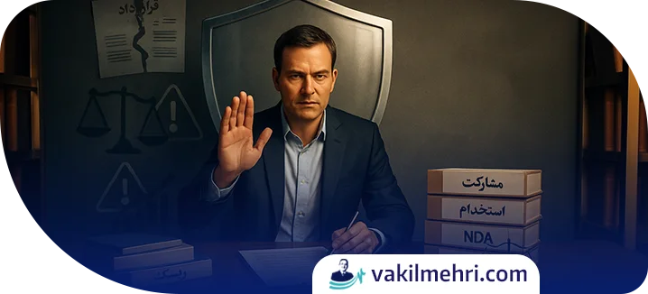 نقش وکیل متخصص قرارداد در پیشگیری از ریسک‌ ها