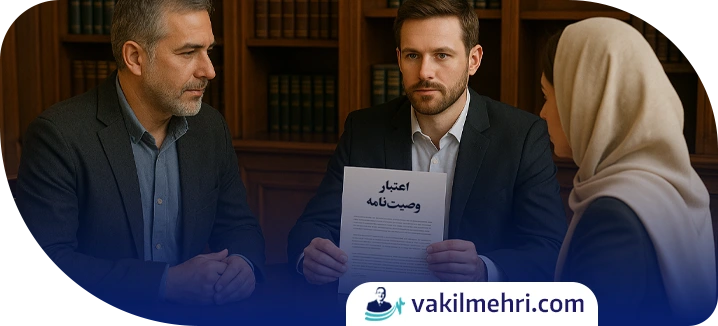 تنظیم وصیت‌نامه و بررسی اعتبار آن