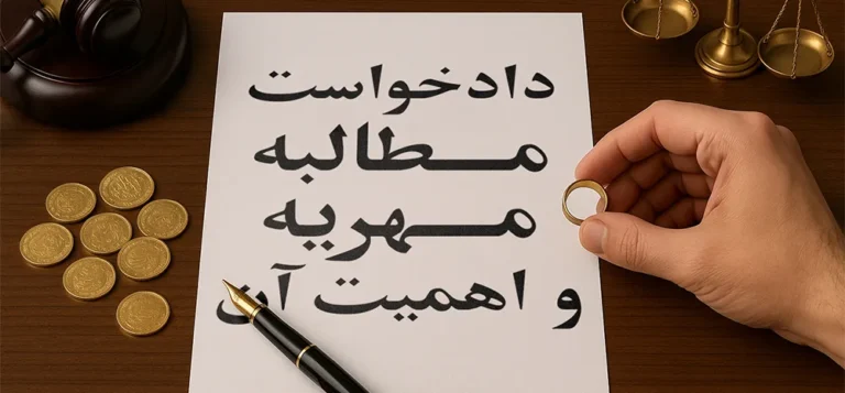 دادخواست مطالبه مهریه چیست و چرا مهم است؟