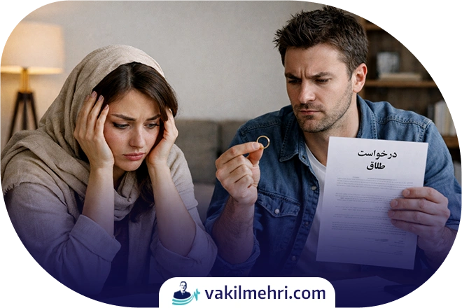 وکیل برای طلاق از طرف مرد